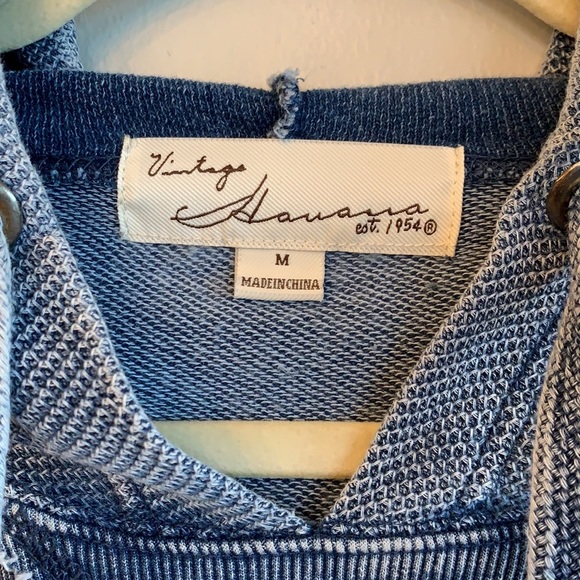 💕HP💕Vintage Havana light denim wash long sleeve hoodie - Picture 14 of 15